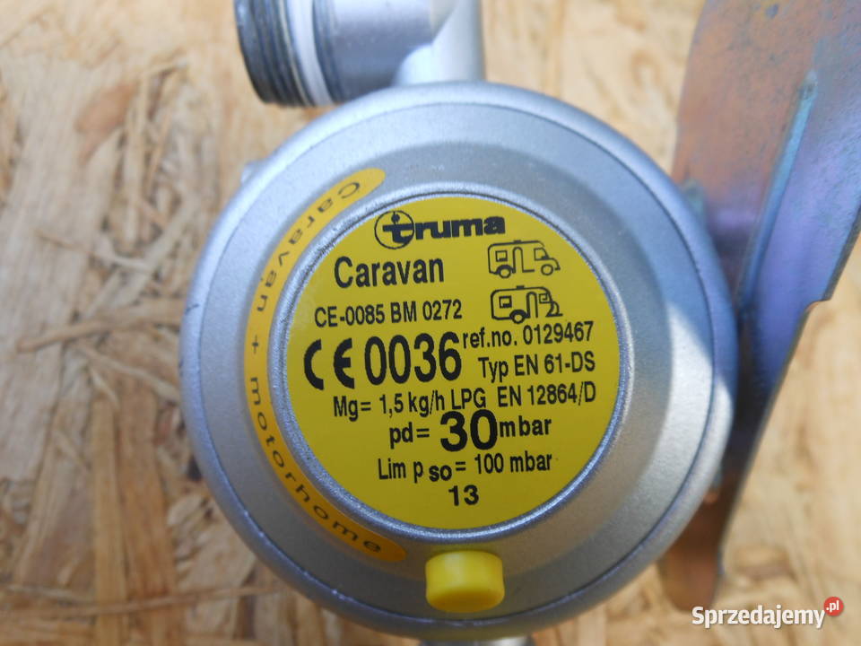 Reduktor gazu Truma Caravan 30mbar 10mm Adria Toruń