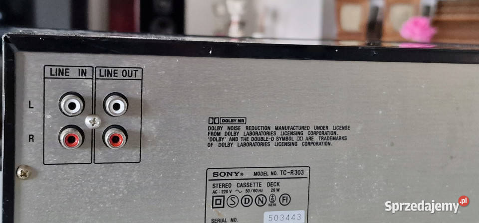 magnetofon SONY TC R 303 TCR303 Cassette Deck sprzedam