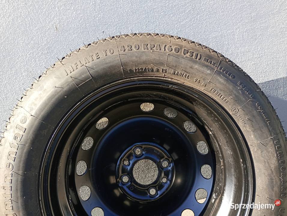 Nieużywane koło dojazdowe do FIAT STILO 12590R15