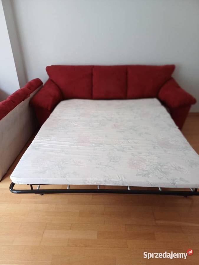 Komplet kanapa z funkcją spania i fotel 85cm Gdańsk