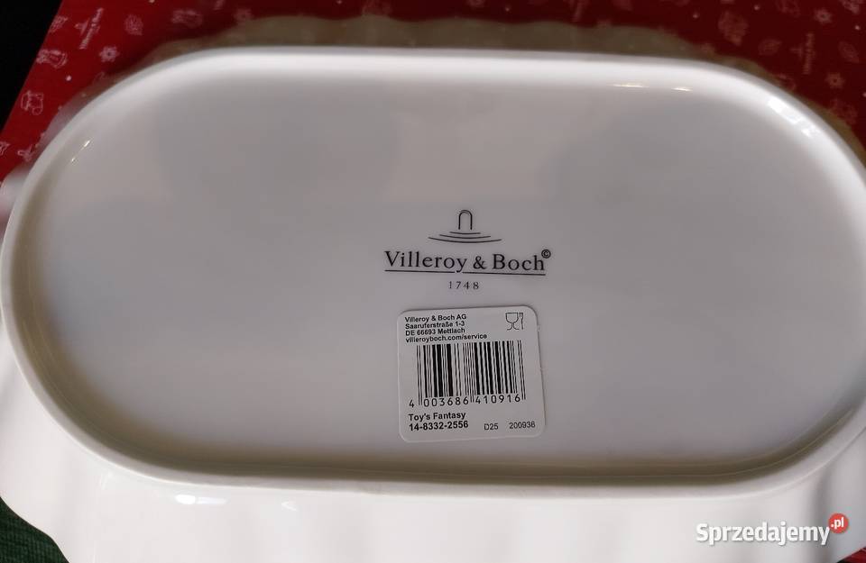 Owalny talerz świąteczny VilleroyBoch Radłów