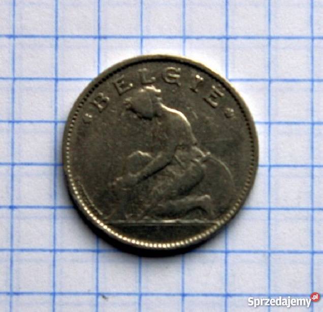 1 FRANK 1922 BELGIA Antyki, Sztuka, Kolekcje Piszczac