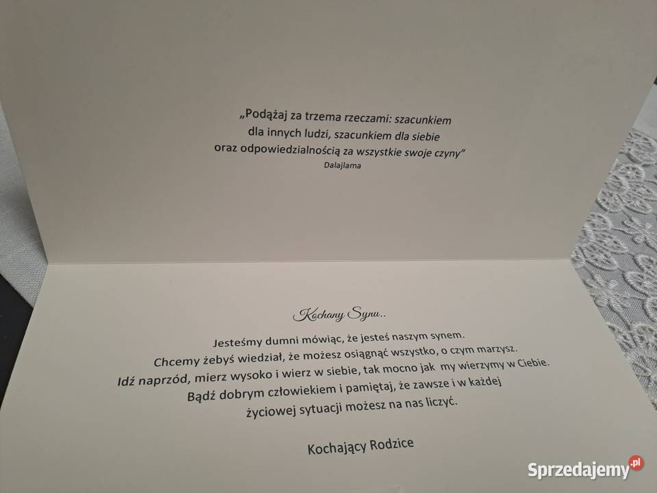 Kartka z okazji 18 urodzin w kopercie Strzebiń sprzedam