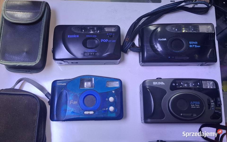 Aparaty fotograficzne cyfrowe i analogowe Wadowice sprzedam