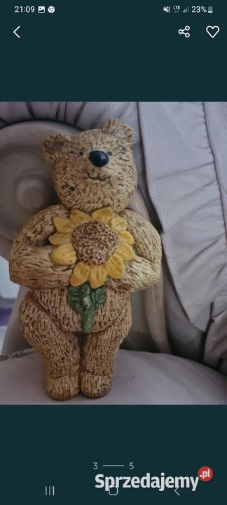 Figurka miś ze słonecznikiem Dla Dziecka Przasnysz sprzedam