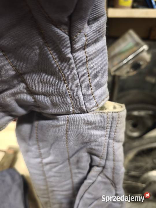 Bawełniane rękawice ochronne okresu PRL Wytwórca Kraków