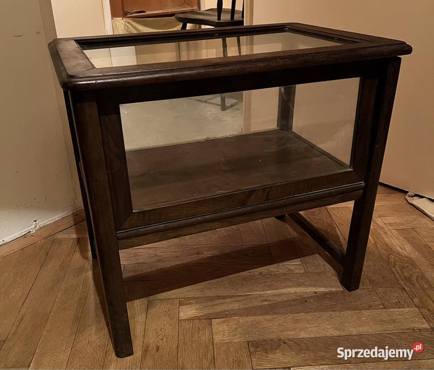 przedwojenny stolik witrynka szkło Stoliki kawowe i ławy Gdańsk