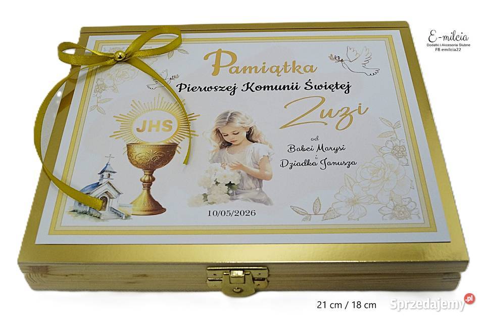 Pamiątka z okazji Pierwszej Komunii Świętej Zielona Góra