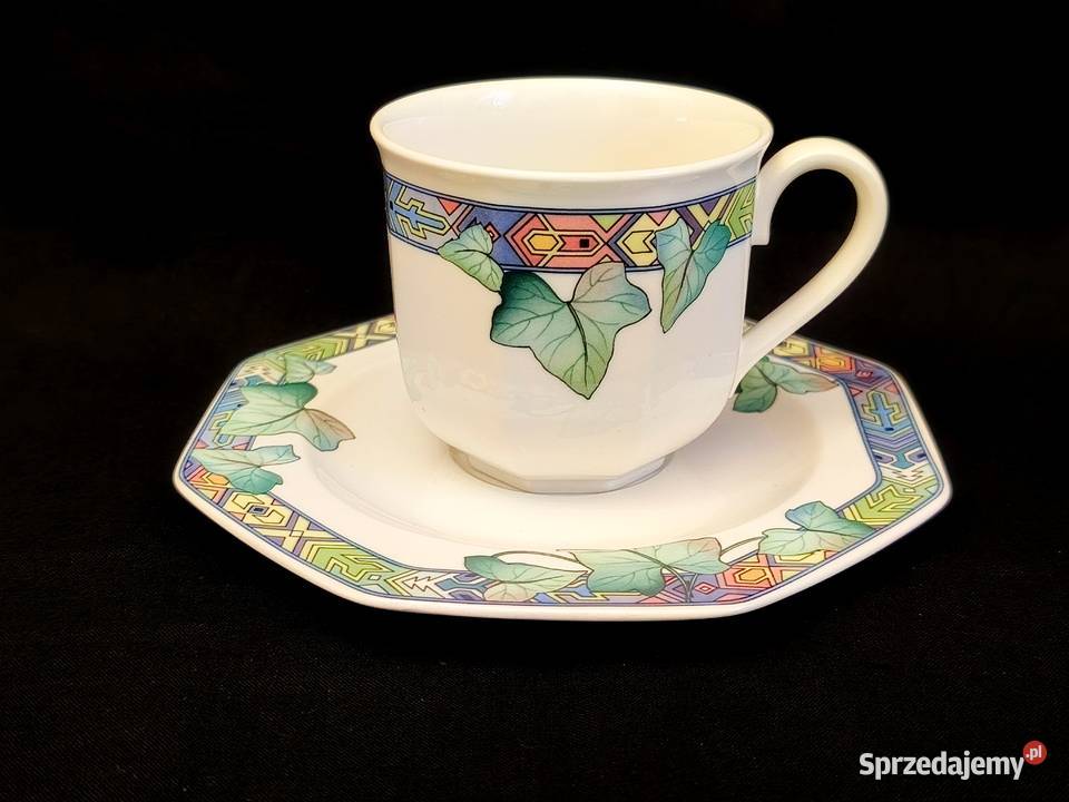 Zestaw kawowy duo Villeroy Boch Pasadena Porcelana i szkło Chełm