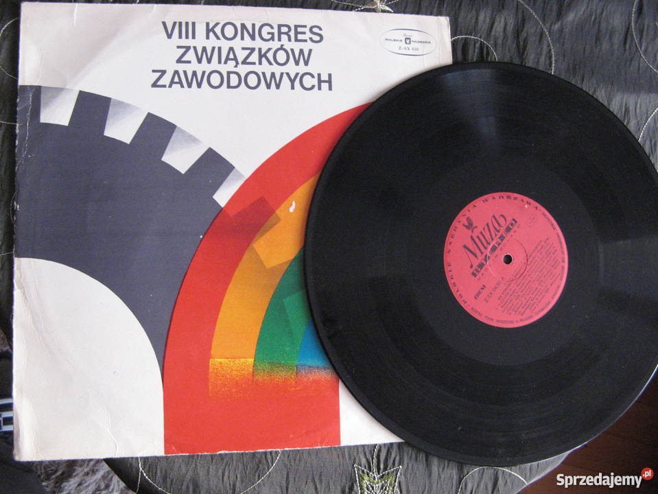 płyta winyl VIII Kongres Związków Zawodowych 1 płyta Szczecin