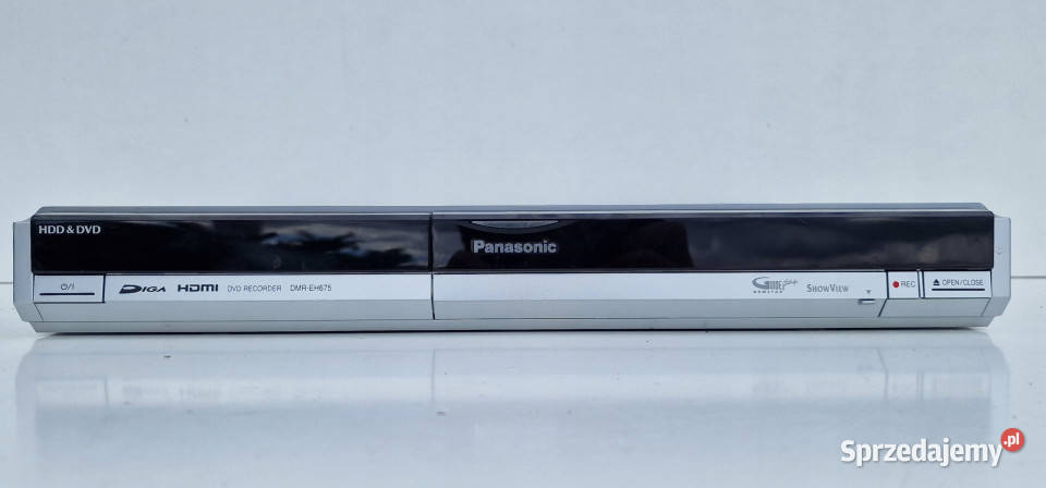 Panasonic DVD recorder nagrywarka DMR EH 675 Panasonic Międzychód sprzedam
