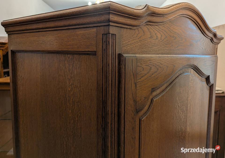 ładna dębowa szafa ludwikowskasklep Dąbrowa śląskie Dąbrowa Górnicza sprzedam