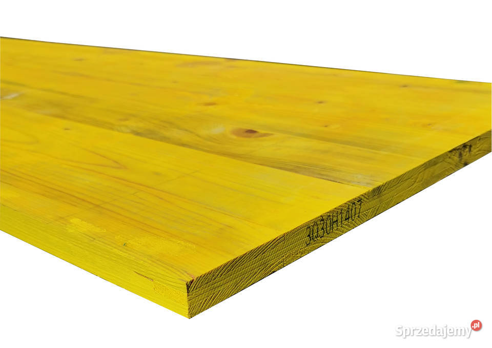Płyta trójwarstwowa nieokuta żółta 21x500x2000mm Trzebinia