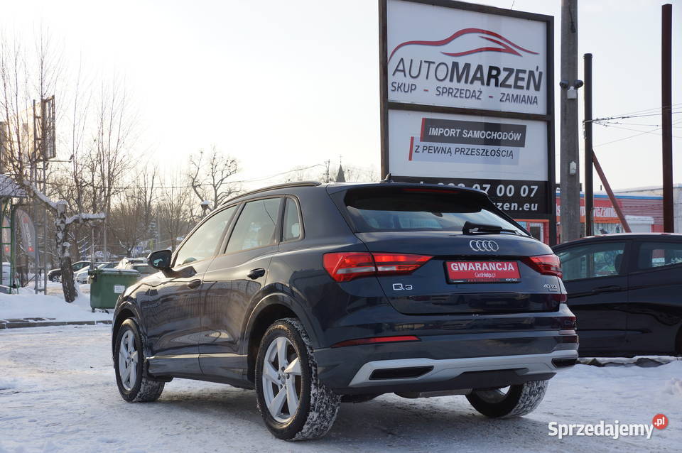 Audi Q3 20 TDI CR 190 4x4 STronic Webasto Rok produkcji 2019 Q3 małopolskie Nowy Sącz