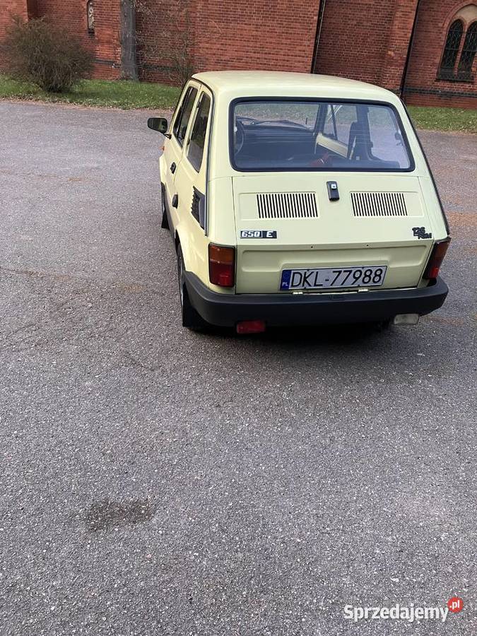 Fiat 126p oryginalny 39 bezwypadkowy 1990 manualna Kłodzko