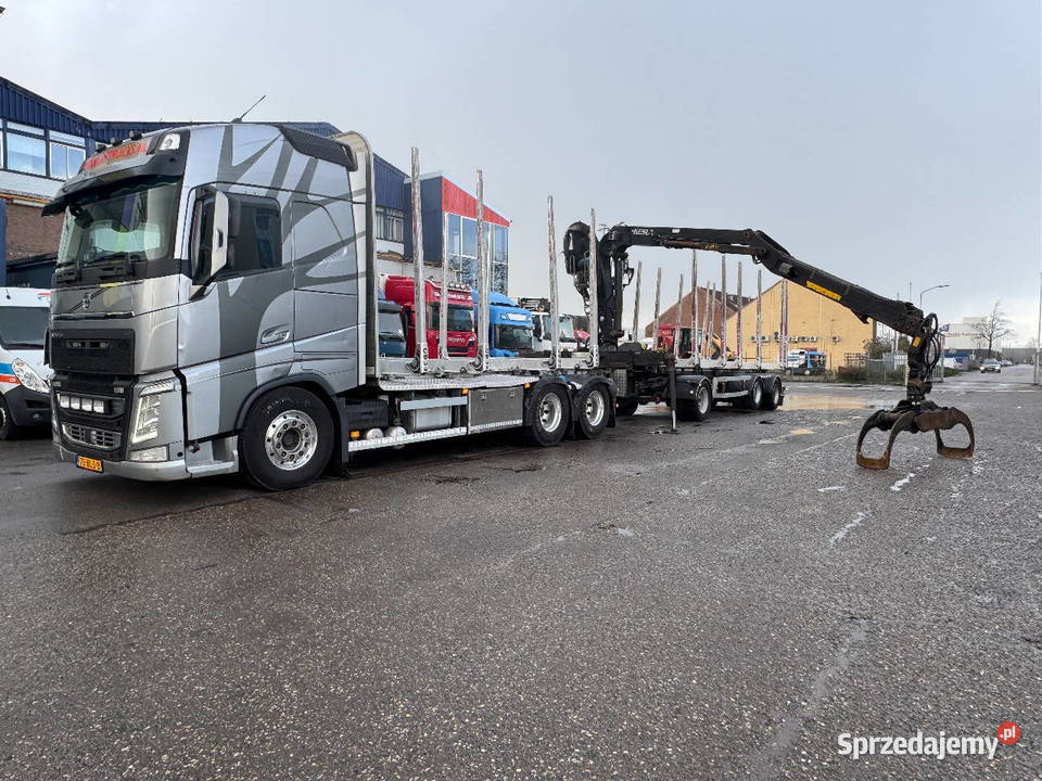 Do przewozu drewa Volvo 6x4 z przyczepa do 12580kg
