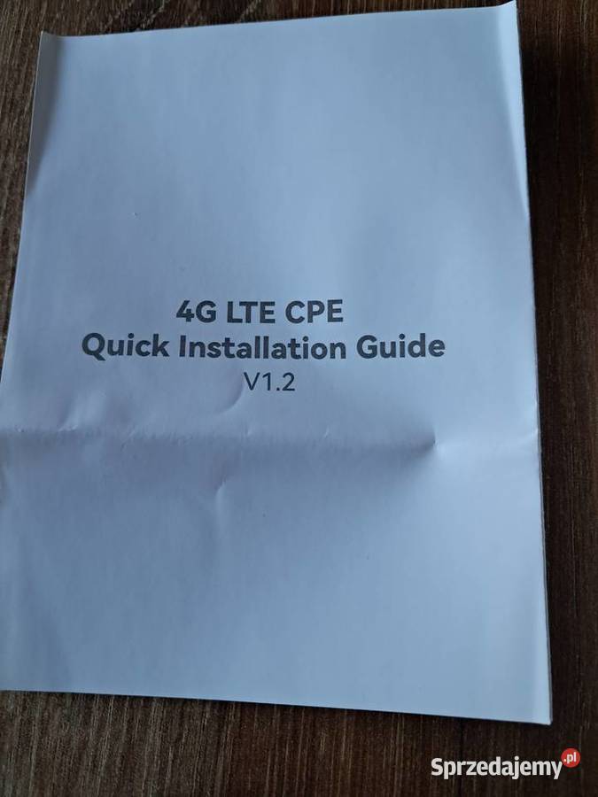 nowy router 4G LTE model Tcpe301k uszkodzone Internet i komunikacja świętokrzyskie Sandomierz sprzedam