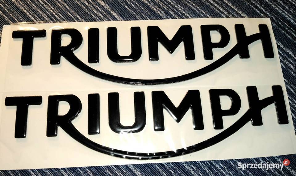Logo TRIUMPH Emblemat Triumph Czarny Srebrny wielkopolskie Poznań