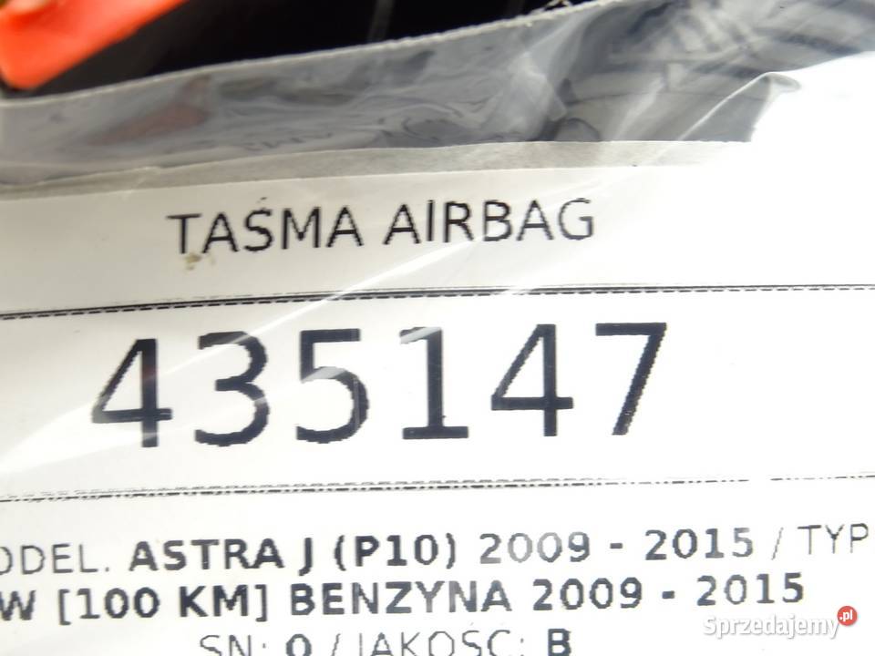 TAŚMA AIRBAG OPEL ASTRA J 22835083 0915