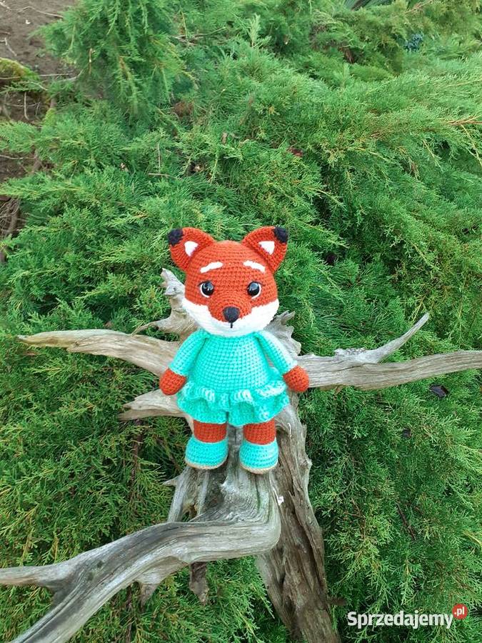 Lis na szydełku Maskotki kujawsko-pomorskie Nakło nad Notecią