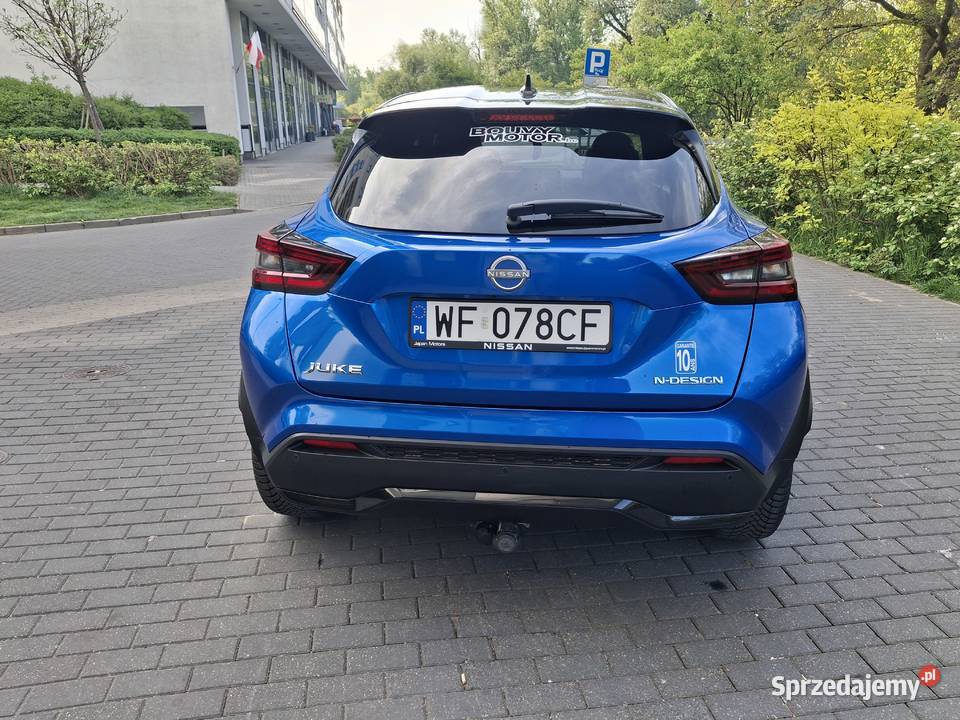 Nissan Juke 10 DIGT NDesign 2024 przebieg 9550 asystent pasa ruchu mazowieckie Warszawa sprzedam