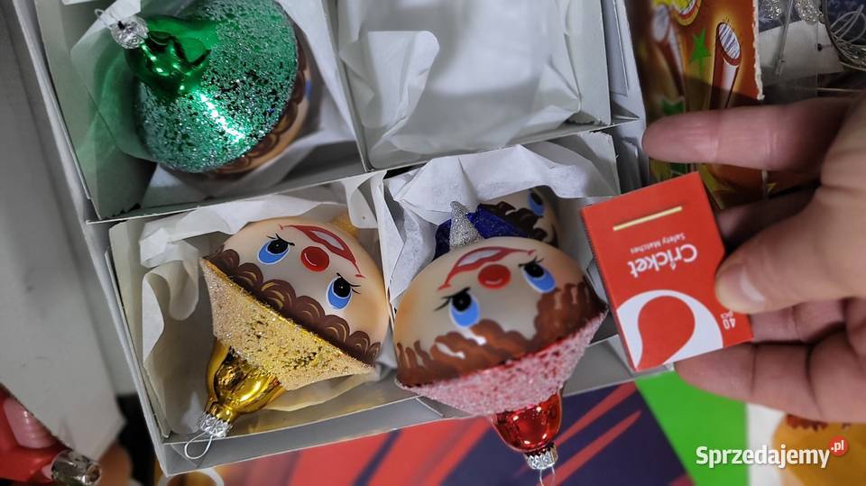 Bombki szklane podlaskie Ciechanowiec sprzedam