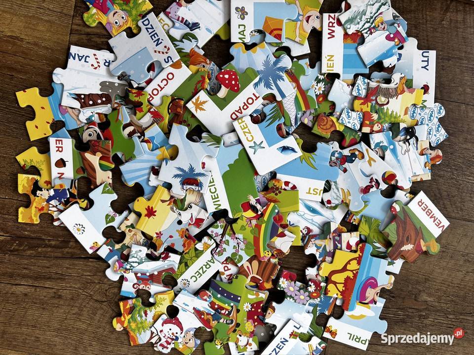 Puzzle cztery pory roku puzzle małego bystrzaka Wyszków