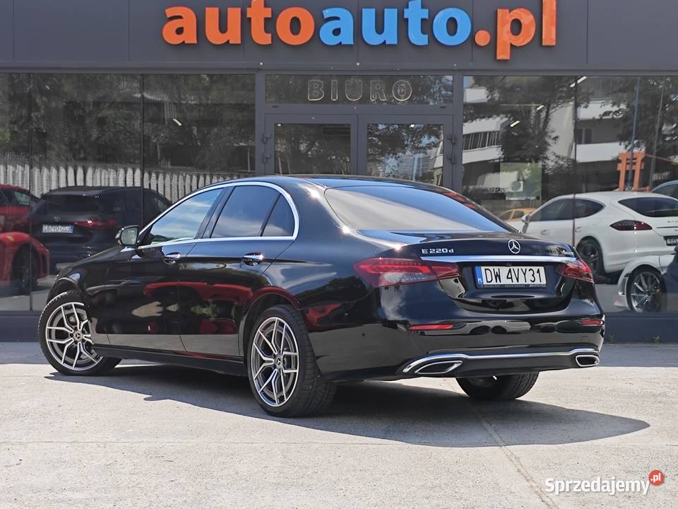 Salon Serwisowany E220D 4MATIC Avantgarde VAT23 Motoryzacja Warszawa