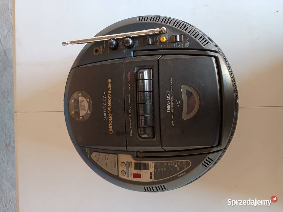 Radio Odtwarzacz CD Mangetofon Aiwa 6 Głośników Białystok