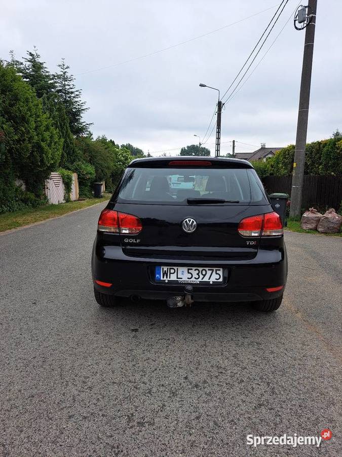 Volkswagen Golf 6 19 TDI 105 czarny sprzedam