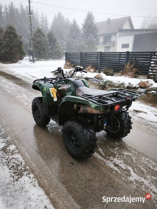 Yamaha grizzly 700 4x4 wspomaganie wciągarka quad - ATV Miechów