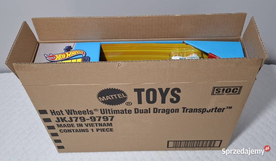 Hot Wheels Ultimate dual dragon transporter Czeladź
