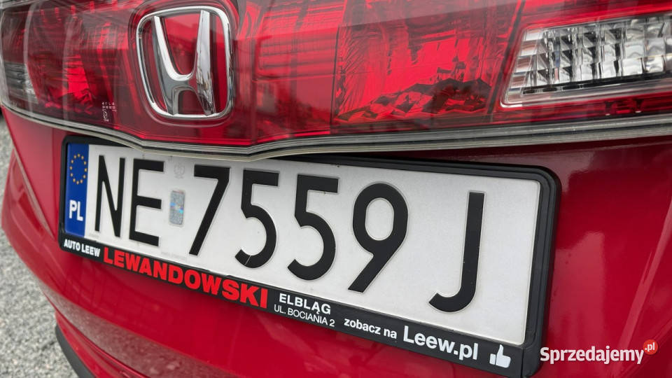 Honda Civic Benzyna Zarejestrowany Ubezpieczony Elbląg