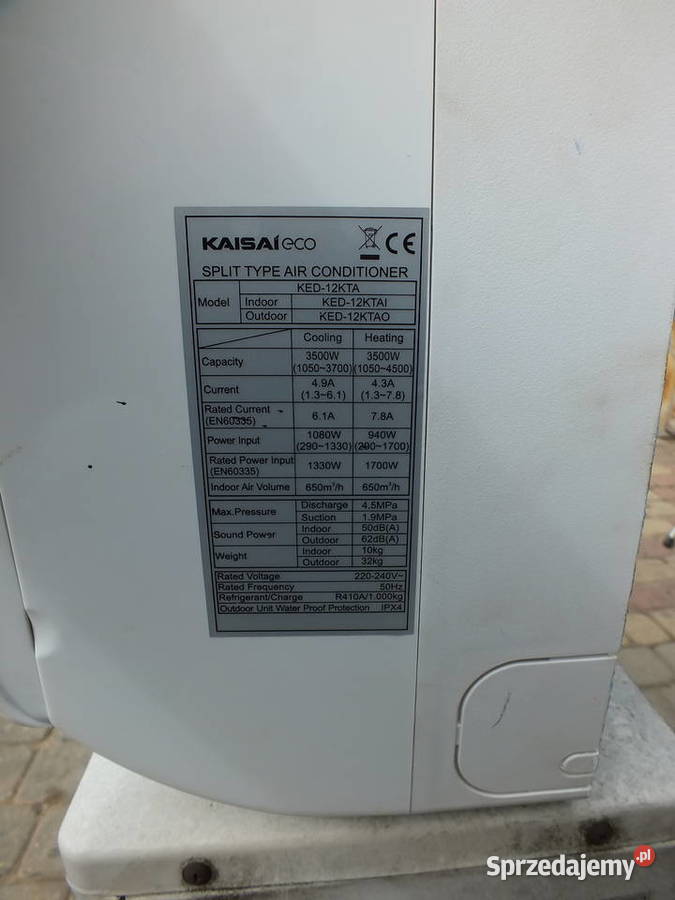 Klimatyzator Kaisai Eco 35 KW Sprawny z