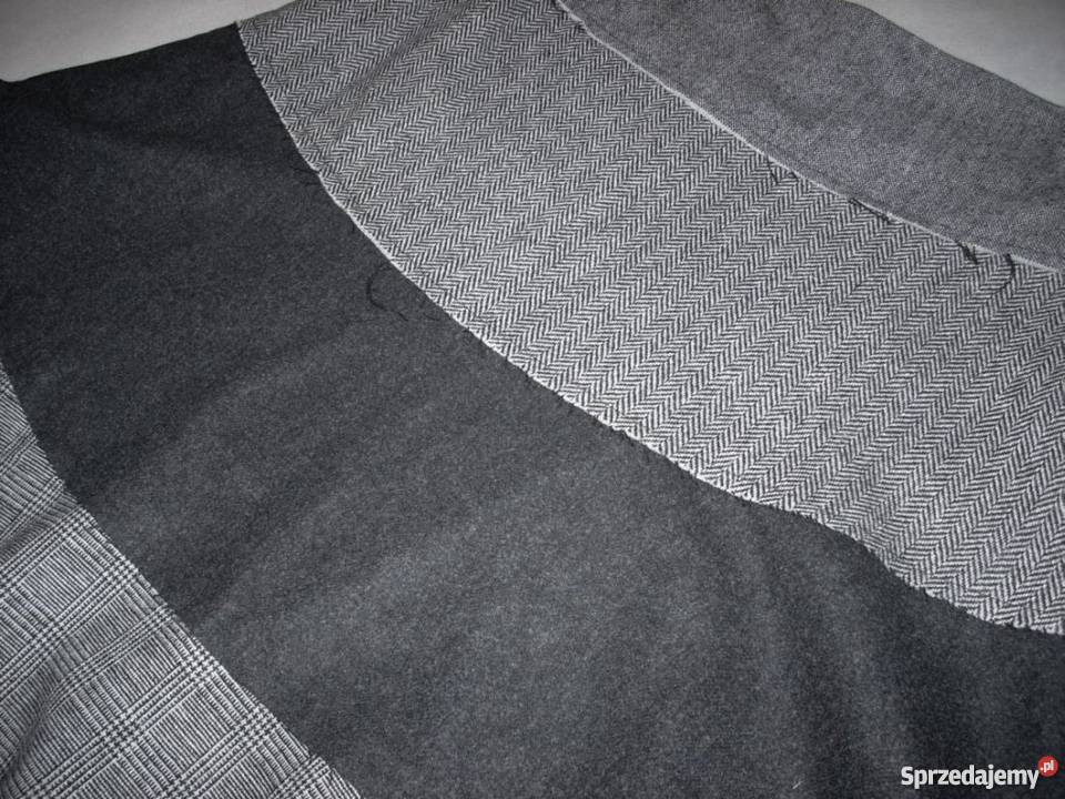 Spódnica jesienna Tweed Melanż j NOWA 38 40 M L Inny wzór małopolskie