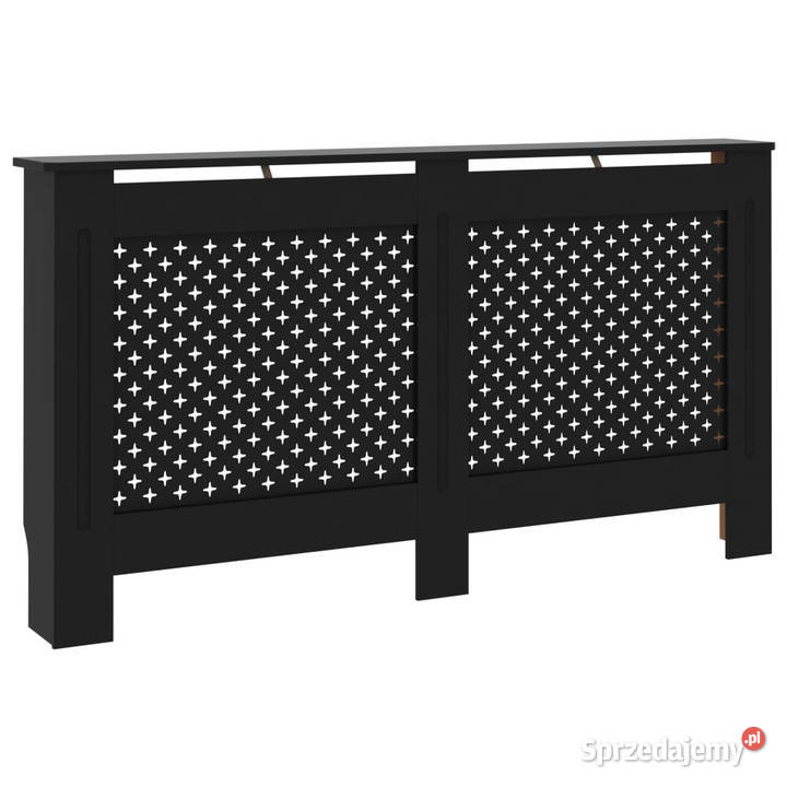 Osłona na kaloryfer czarna 152x19x815 MDF Warszawa