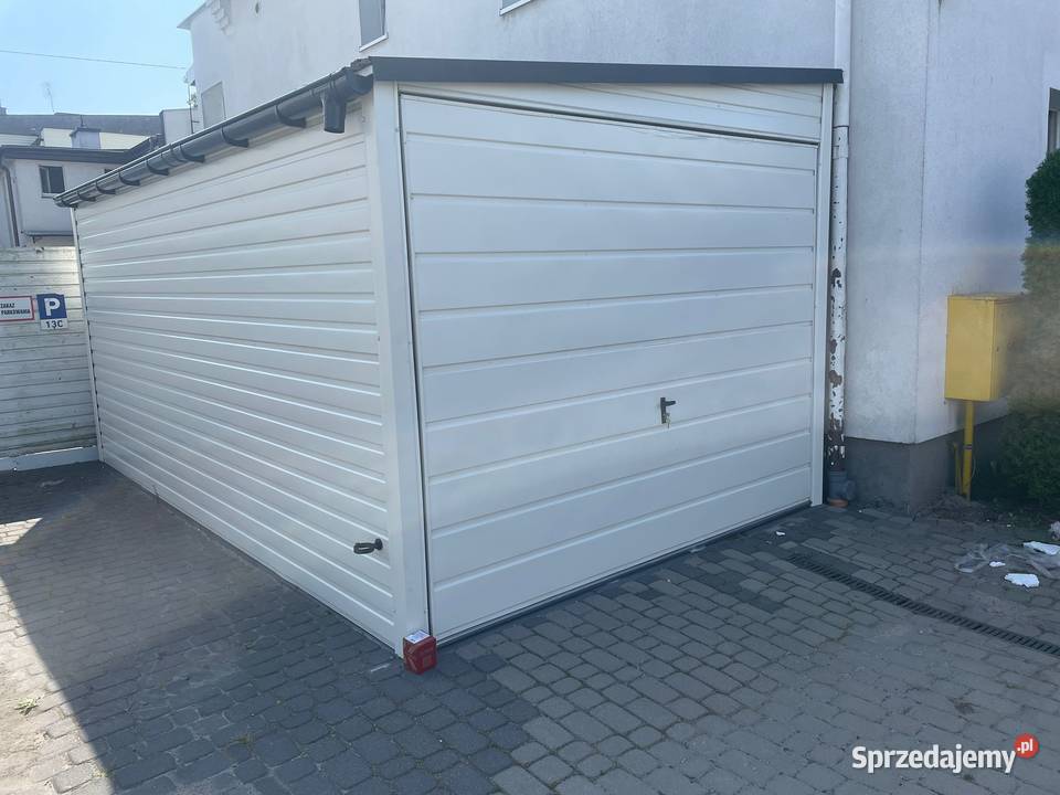 Garaż Blaszany 3x5 3x6 3x7 Biały RAL Spad na bok Gogolin