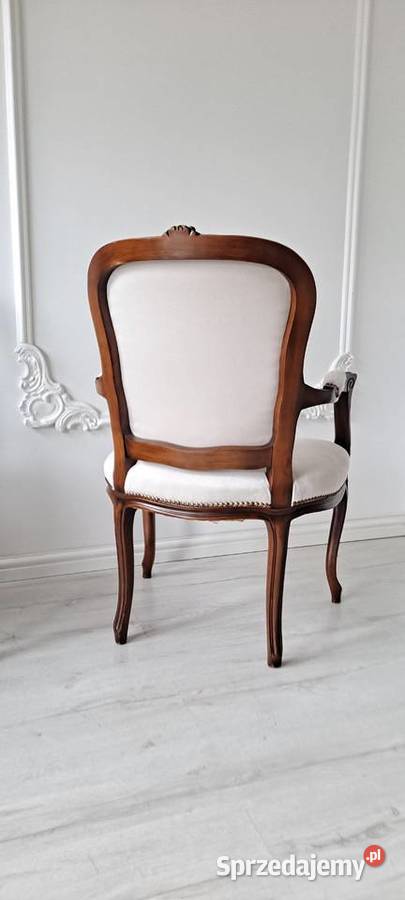 Stylowy fotel krzesło Ludwik Ludwikowski 60cm Szczecin
