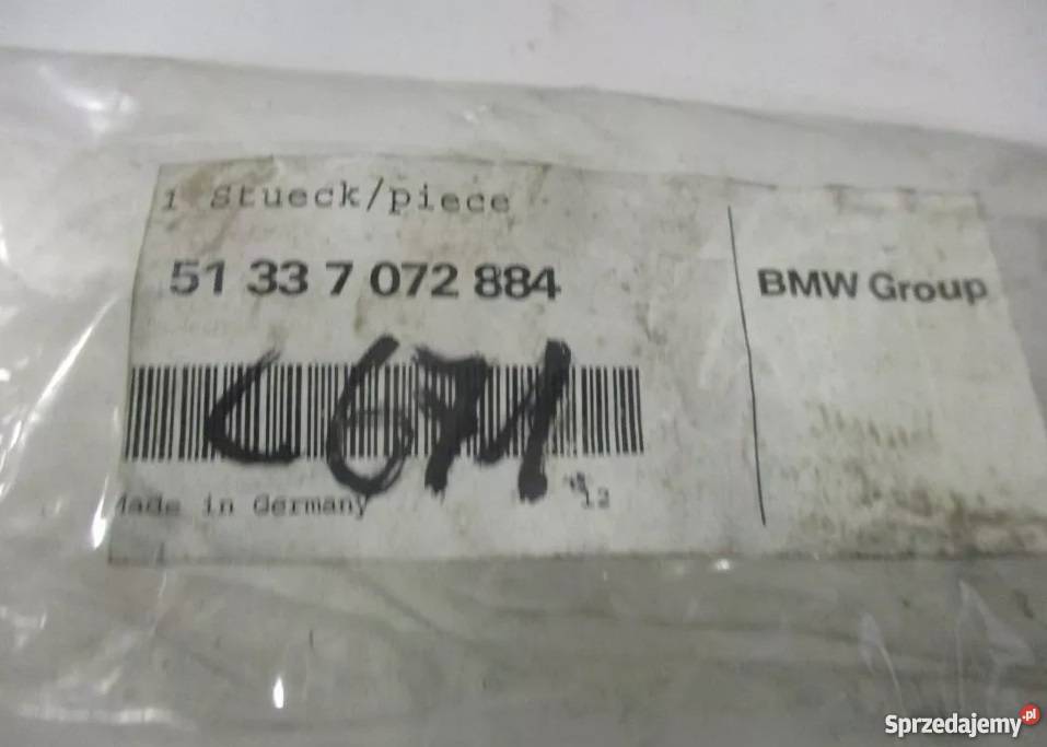 BMW E60 E61 LISTWA DRZWI 51337072884 wielkopolskie Nowy Tomyśl