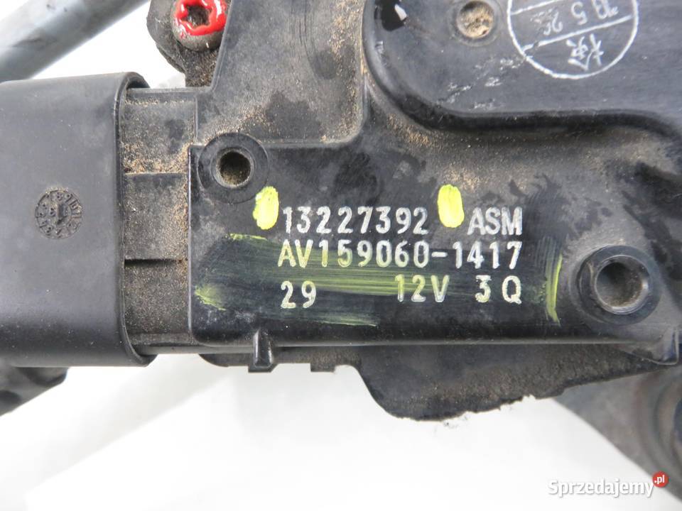 MECHANIZM WYCIERACZEK OPEL INSIGNIA A 13227392 osobowe