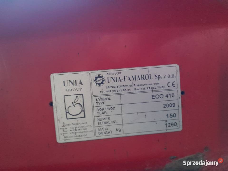 Agregat uprawowo siewny UNIAFAMAROL Osiny