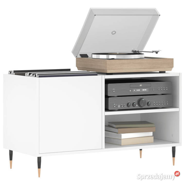 Szafka na płyty biała 85x38x48 materiał