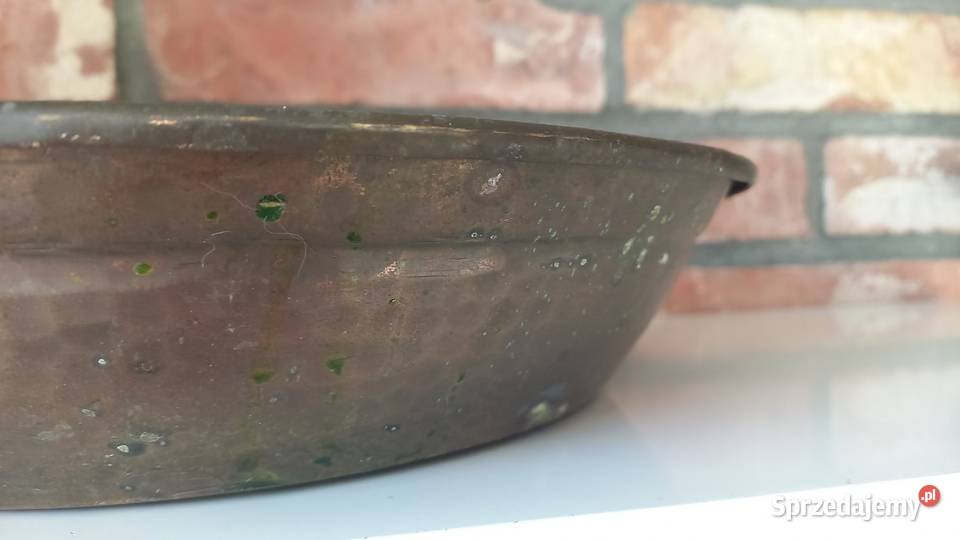 Miska metalowa mosiądzowana Taca 33 709 Gawroniec