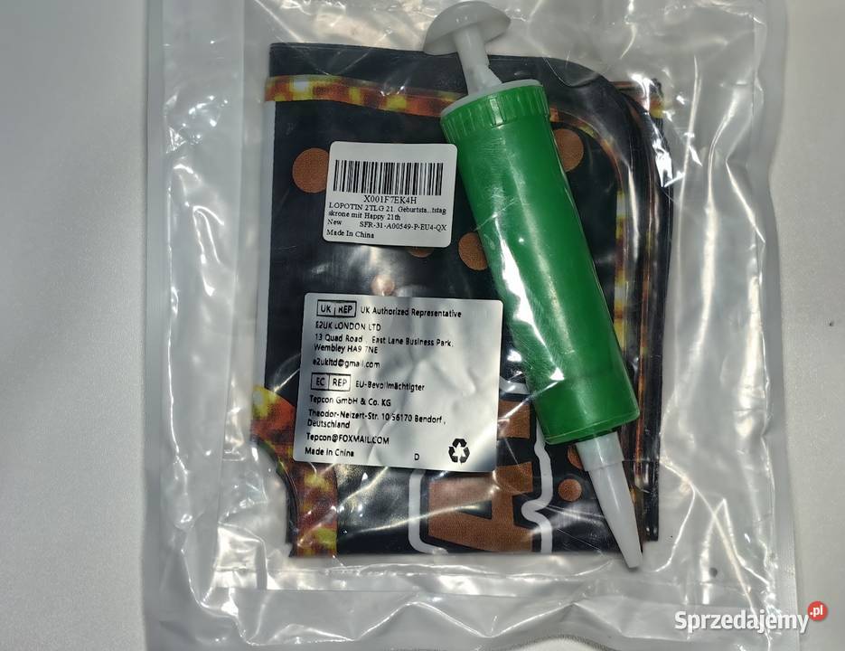 Zestaw 2częściowy Łopotin na 21 urodziny Inczew