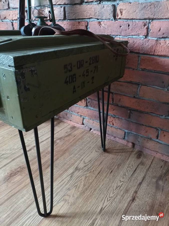 Wojskowy Stolik Kawowy Konsola wielkopolskie Konin sprzedam
