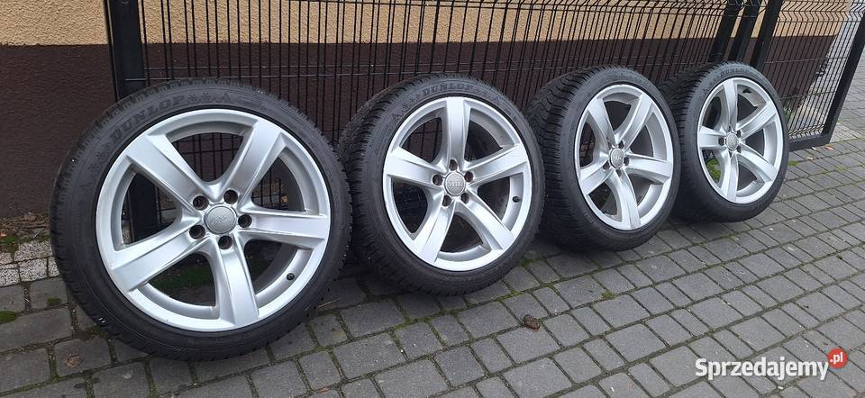 Koła Audi A4 A5 A6 A7 18 245 40 18 Dunlop Zimowe małopolskie sprzedam