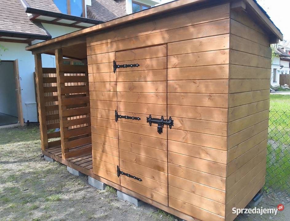 Drewutnia na drewno z pomieszczeniem Poznań