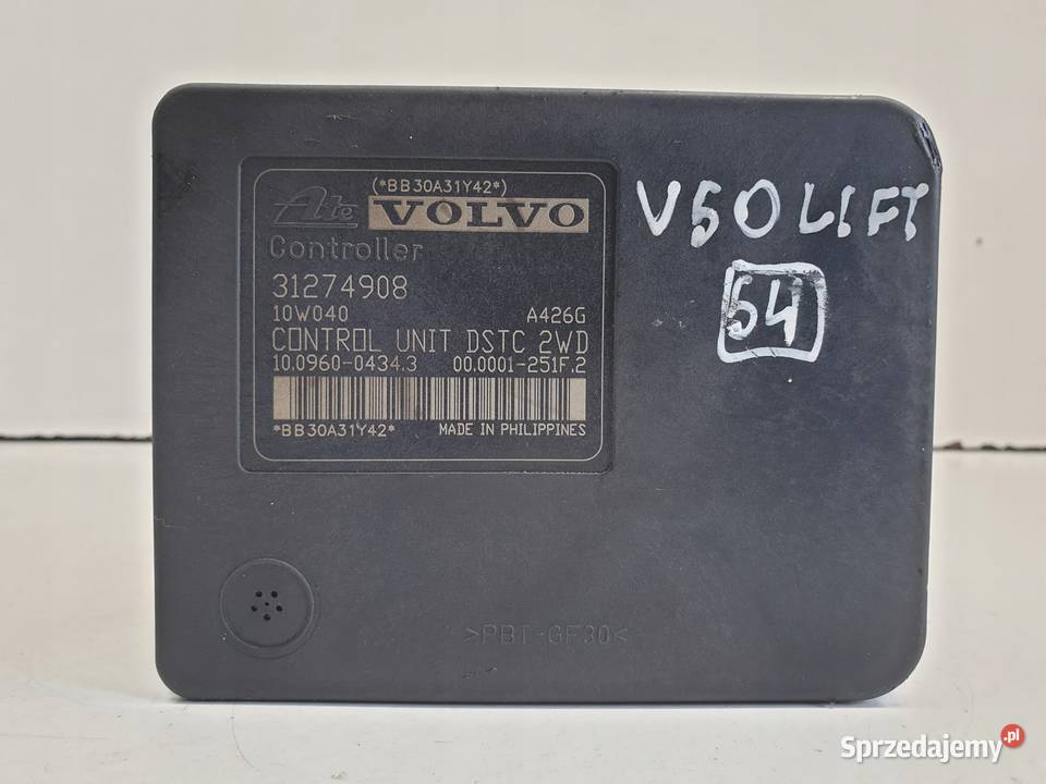 Volvo S40 II V50 POMPA ABS Sterownik 31274907 Chełm