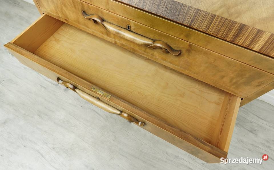 Antyk drewniany sekretarzyk z lat 40tych Jerka