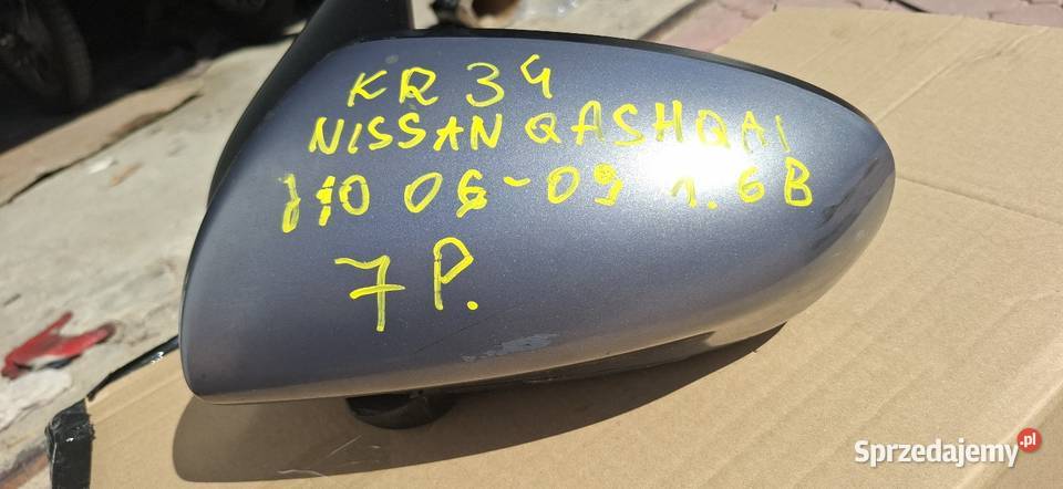 Lusterko nissan qashqai J10 7 pineltrycznie Goraj